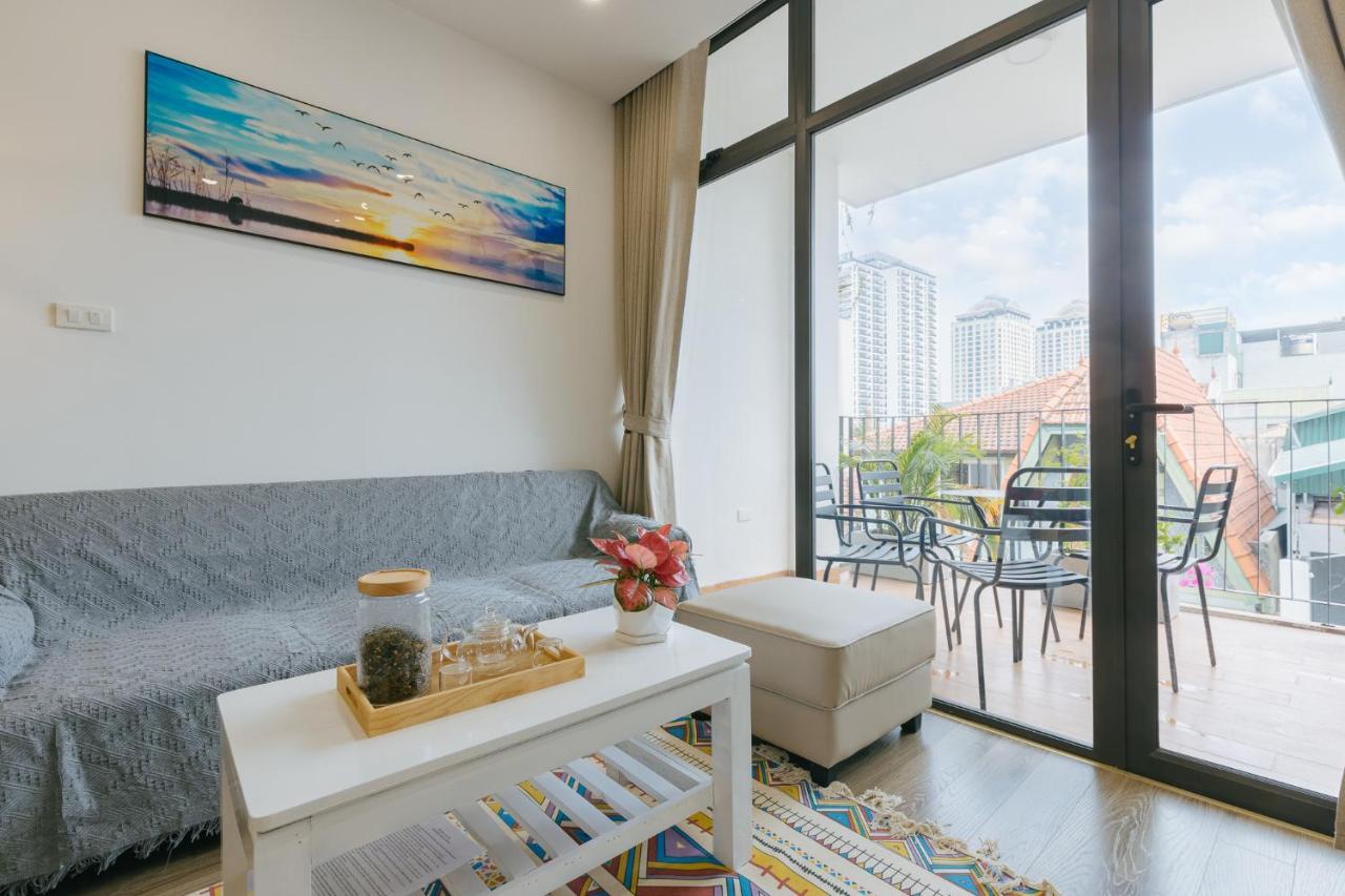 Luck Apart 9 - Hanoi Westlake Balcony Apartment Hanói Exterior foto